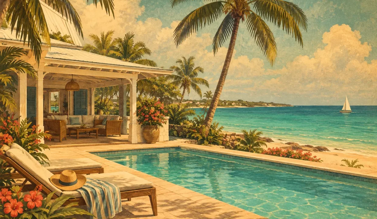 Location villa proche plage à Saint-François