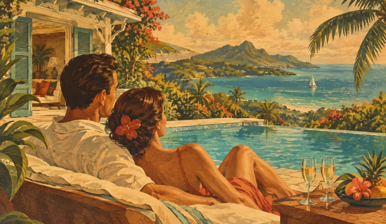 Séjour romantique en villa Guadeloupe, à deux